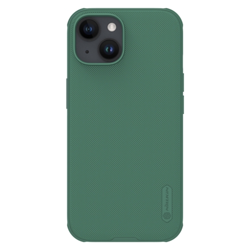 

For iPhone 15 NILLKIN Frosted Shield Pro Magnetic Magsafe Phone Case(Green)