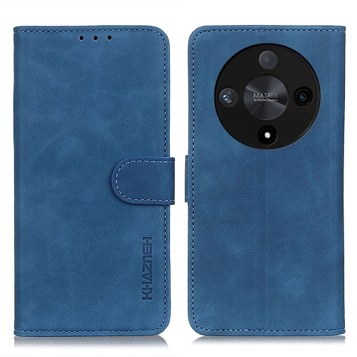 

For Honor X9b KHAZNEH Retro Texture Flip Leather Phone Case(Blue)