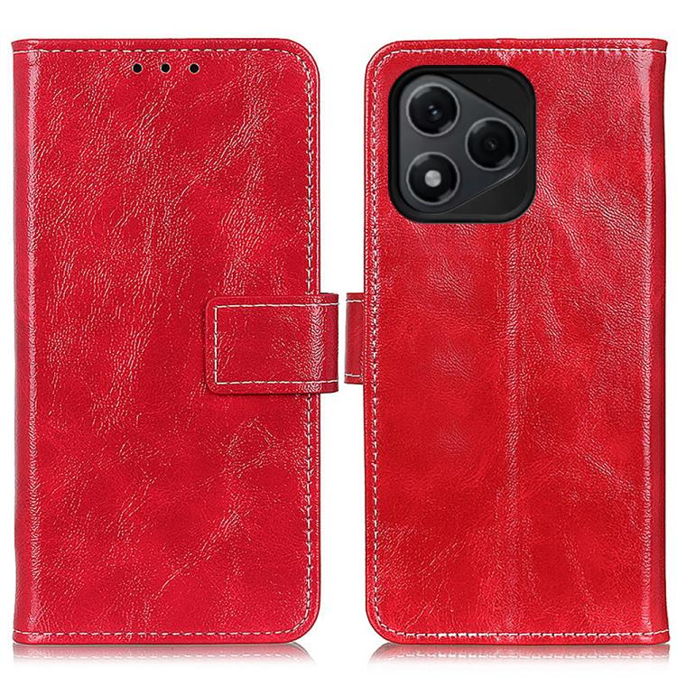 

For Honor 400 Lite Global Retro Crazy Horse Texture Flip Leather Phone Case(Red)