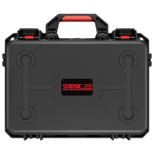 

For DJI Mini 4 Pro STARTRC Drone Kit Waterproof ABS Suitcase Storage Box(Black Orange)