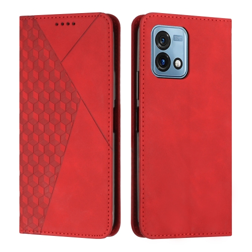 

For Motorola Moto G Stylus 4G 2023 Diamond Splicing Skin Feel Magnetic Leather Phone Case(Red)