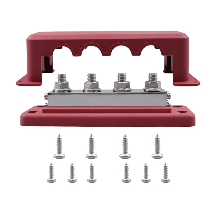 Busbar Isolante Rosso SOCOMEC 50386010 - M10 Maschio-Femmina - Nuovo