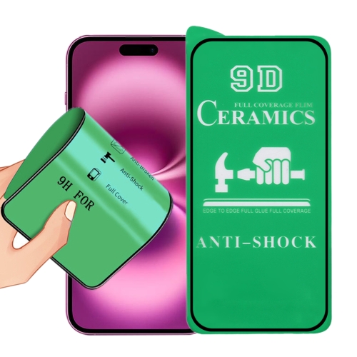 

For iPhone 16 Plus 9D Full Screen Full Glue Ceramic Film