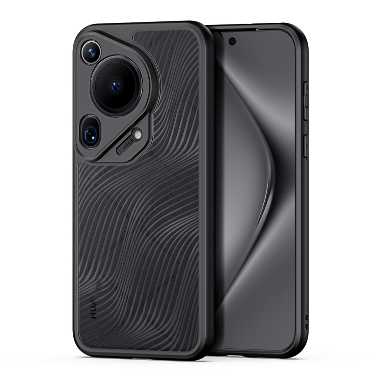 

For Huawei P70 Art DUX DUCIS Aimo Series TPU + PC Frosted Feel Phone Case(Black)