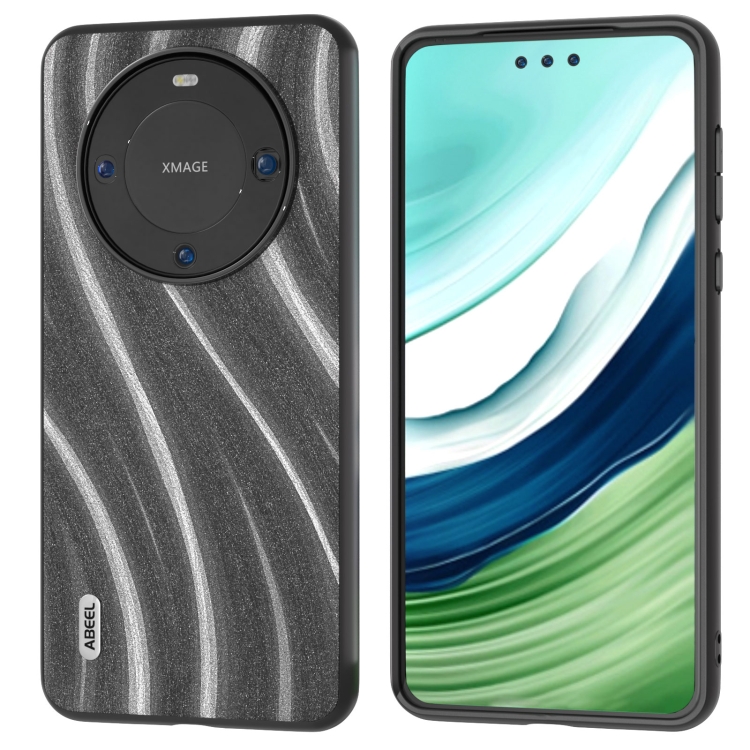 

For Huawei Mate 60 ABEEL Galactic Pattern Protective Phone Case(Grey)