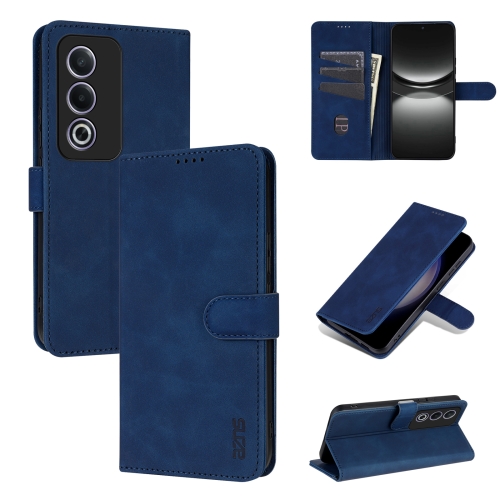 

For OPPO A3x 5G / A3 Energy 5G AZNS Skin Feel Calf Texture Flip Leather Phone Case(Blue)