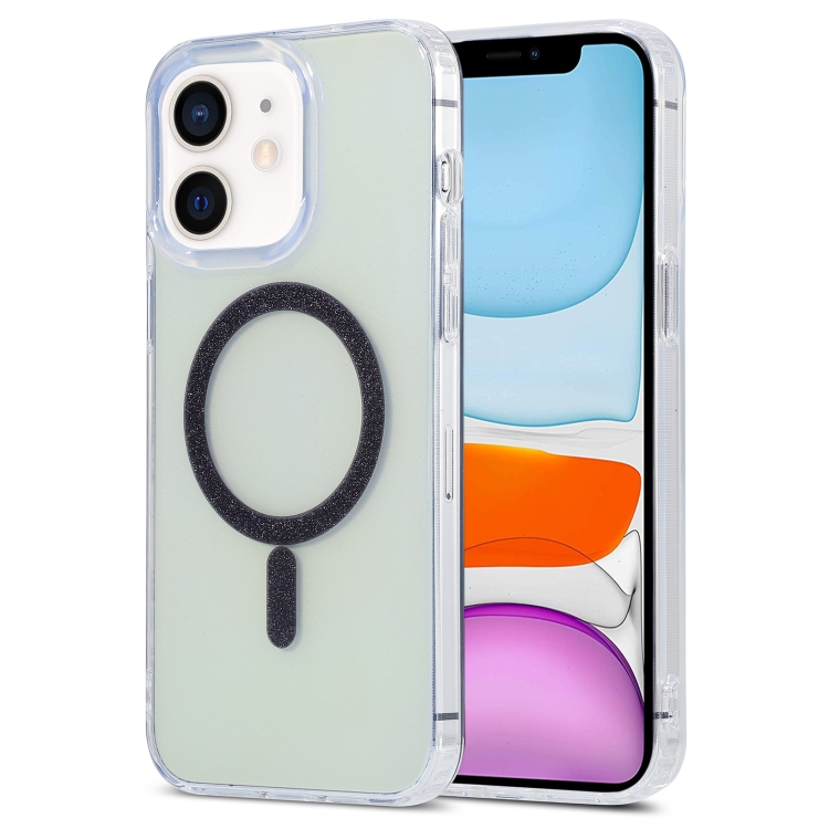 

For iPhone 11 Magic Diamond Blu-ray MagSafe Phone Case(Black)