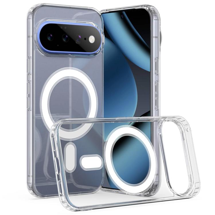 

For Google Pixel 11 Pro XL MagSafe Clear Acrylic PC Hybrid TPU Phone Case(Transparent)