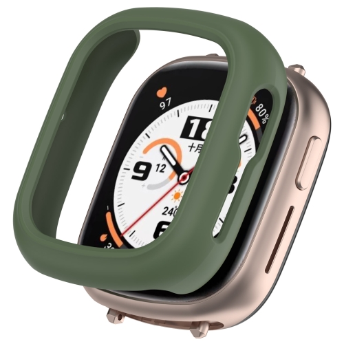 

For Honor Watch 4 Half Coverage Hollow PC Watch Protective Case(Dark Green)