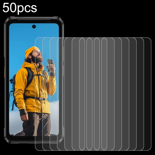 

For Ulefone Armor 26 Ultra Walkie-Talkie 50pcs 0.26mm 9H 2.5D Tempered Glass Film