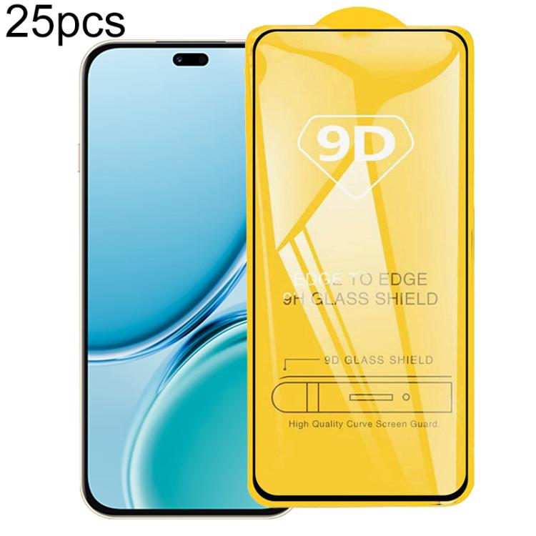 

For Huawei Maimang 40 5G 25pcs 9D Full Glue Screen Tempered Glass Film