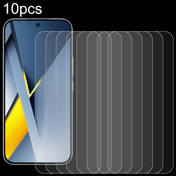 

For Xiaomi Poco F8 Ultra 5G 10pcs 0.26mm 9H 2.5D Tempered Glass Film
