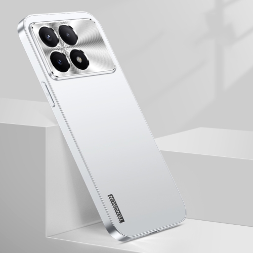 

For Xiaomi Redmi K70E Streamer Series Micro Frosted Metal Paint PC Phone Case(Silver)