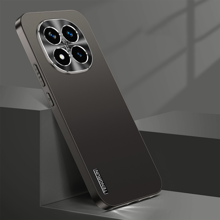 

For Redmi Note 14 Pro+ 5G Streamer Series Micro Frosted Metal Paint PC Phone Case(Black)