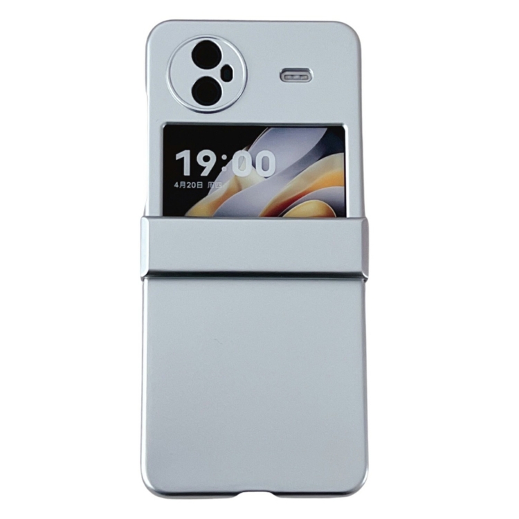 

For vivo X Flip Three-stage Pearlescent Paint PC Shockproof Phone Case(Grey)