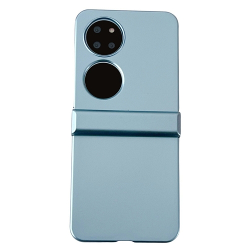 

For Huawei P50 Three-stage Pearlescent Paint PC Shockproof Phone Case(Blue)