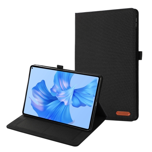 

For Xiaomi Redmi Pad SE 8.7 4G Fabric Leather Tablet Case(Black)