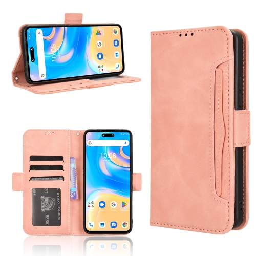 

For Umidigi G6 5G Skin Feel Calf Texture Card Slots Leather Phone Case(Pink)