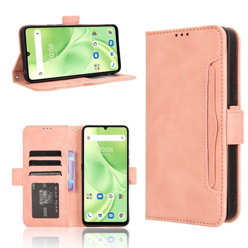 

For Umidigi G9 5G / Note 90 Skin Feel Calf Texture Card Slots Leather Phone Case(Pink)