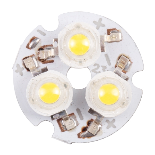 

3W 3 LEDs Module Lamp Ceiling Lighting Source 23mm, DC9V(Warm White Light)