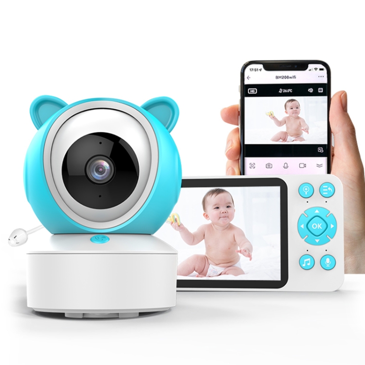 

YE9-C1 5 inch Dual Mode 2.4G + 915M Video Night Vision Baby Monitor Security Camera(EU Plug)