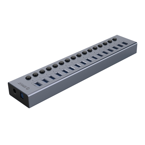 

ORICO BT2U3-16AB-GY-BP 16 Ports USB 3.0 HUB with Individual Switches(EU Plug)