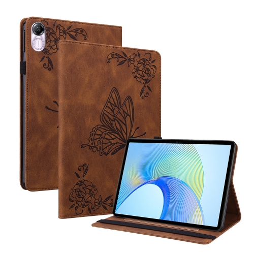 For Honor Pad X9/X8 Pro Splicing Shockproof Leather Tablet Case(Brown)