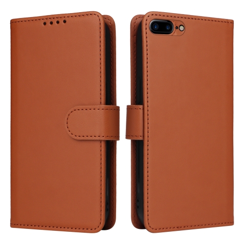 

For iPhone 6 Plus / 7 Plus / 8 Plus BETOPNICE BN-005 2 in 1 Detachable Imitate Genuine Leather Phone Case(Brown)