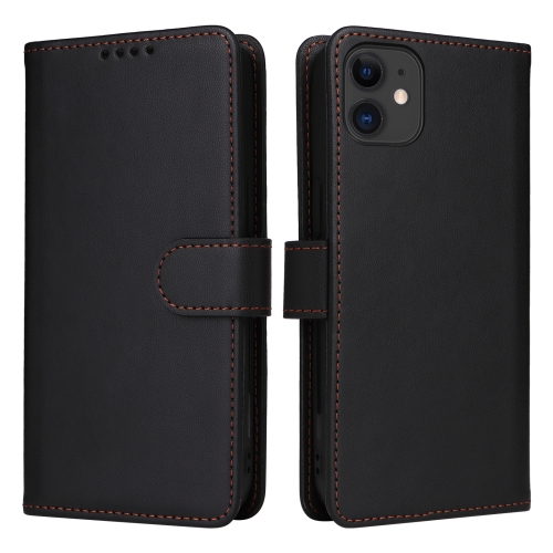 

For iPhone 11 BETOPNICE BN-005 2 in 1 Detachable Imitate Genuine Leather Phone Case(Black)