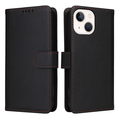 

For iPhone 13 mini BETOPNICE BN-005 2 in 1 Detachable Imitate Genuine Leather Phone Case(Black)