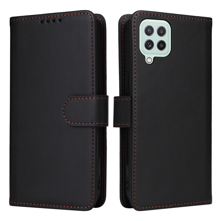 

For Samsung Galaxy A22 4G BETOPNICE BN-005 2 in 1 Detachable Imitate Genuine Leather Phone Case(Black)