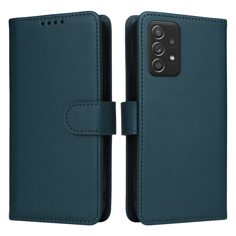 

For Samsung Galaxy A52 4G / A52 5G BETOPNICE BN-005 2 in 1 Detachable Imitate Genuine Leather Phone Case(Blue)