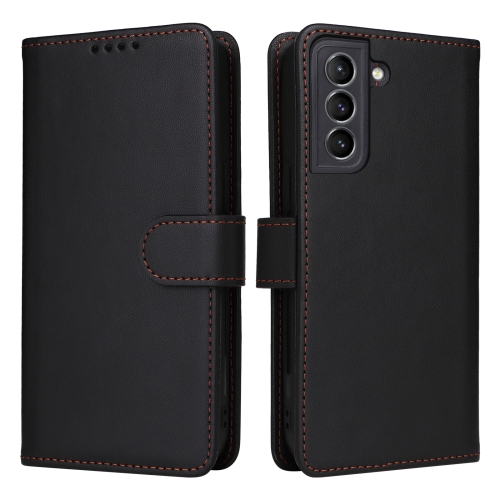 

For Samsung Galaxy S21 BETOPNICE BN-005 2 in 1 Detachable Imitate Genuine Leather Phone Case(Black)