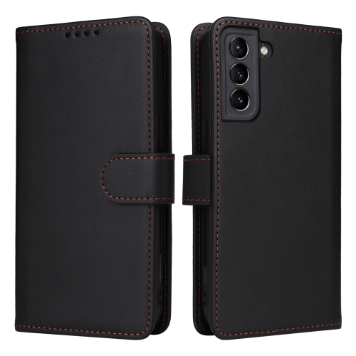 

For Samsung Galaxy S21+ BETOPNICE BN-005 2 in 1 Detachable Imitate Genuine Leather Phone Case(Black)