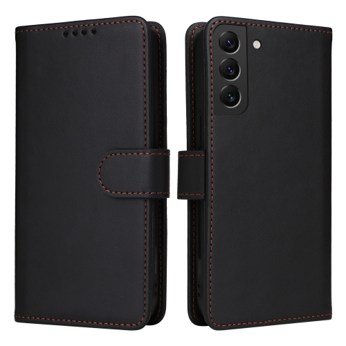 

For Samsung Galaxy S22+ BETOPNICE BN-005 2 in 1 Detachable Imitate Genuine Leather Phone Case(Black)