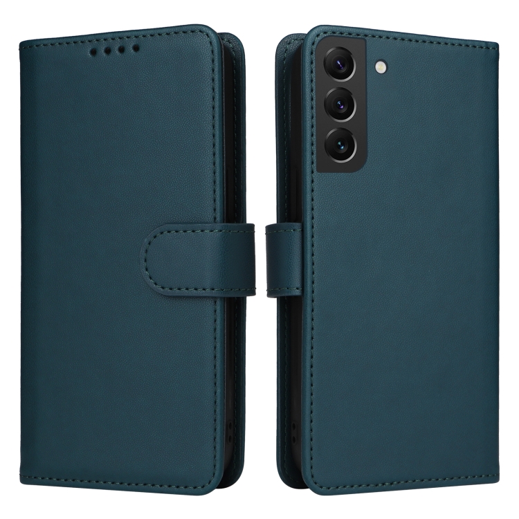 

For Samsung Galaxy S22+ BETOPNICE BN-005 2 in 1 Detachable Imitate Genuine Leather Phone Case(Blue)