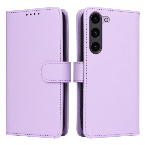 

For Samsung Galaxy S23 BETOPNICE BN-005 2 in 1 Detachable Imitate Genuine Leather Phone Case(Light Purple)