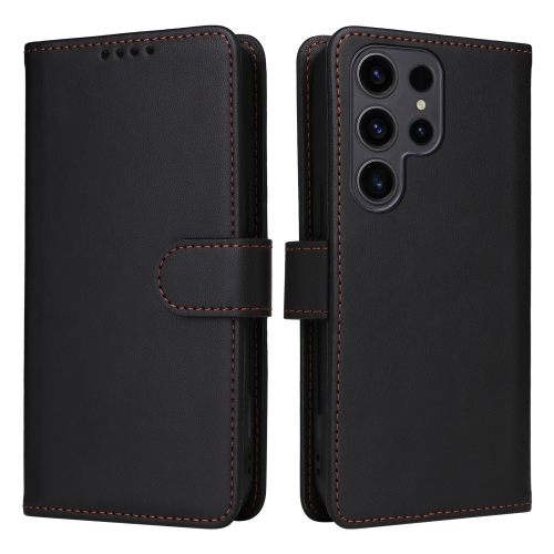 

For Samsung Galaxy S23 Ultra BETOPNICE BN-005 2 in 1 Detachable Imitate Genuine Leather Phone Case(Black)