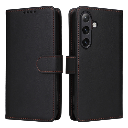 

For Samsung Galaxy S24+ 5G BETOPNICE BN-005 2 in 1 Detachable Imitate Genuine Leather Phone Case(Black)