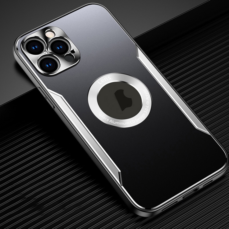 

For iPhone 15 Pro Max Blade Series TPU Hybrid Space Aluminum Phone Case(Black Silver)