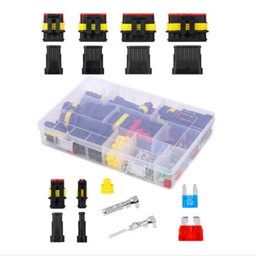 

240pcs Car Waterproof Connector Set with Fuse Blade