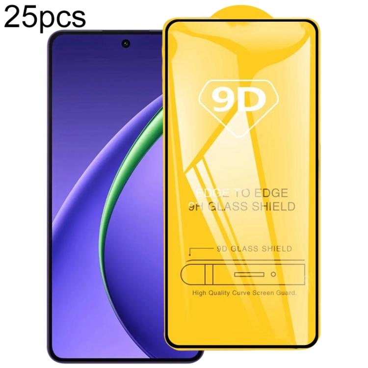 

For OPPO K13 25pcs 9D Full Glue Screen Tempered Glass Film