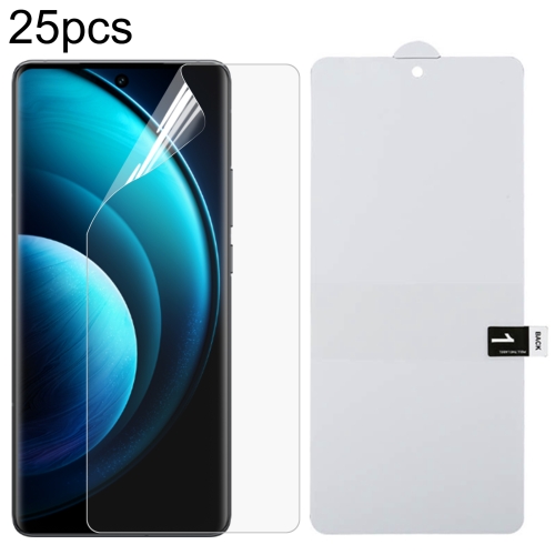 

For vivo X100 25pcs Full Screen Protector Explosion-proof Hydrogel Film