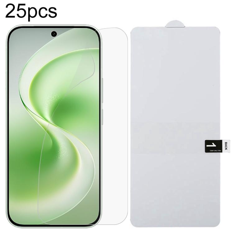 

For vivo S60 5G 25pcs Full Screen Protector Explosion-proof Hydrogel Film
