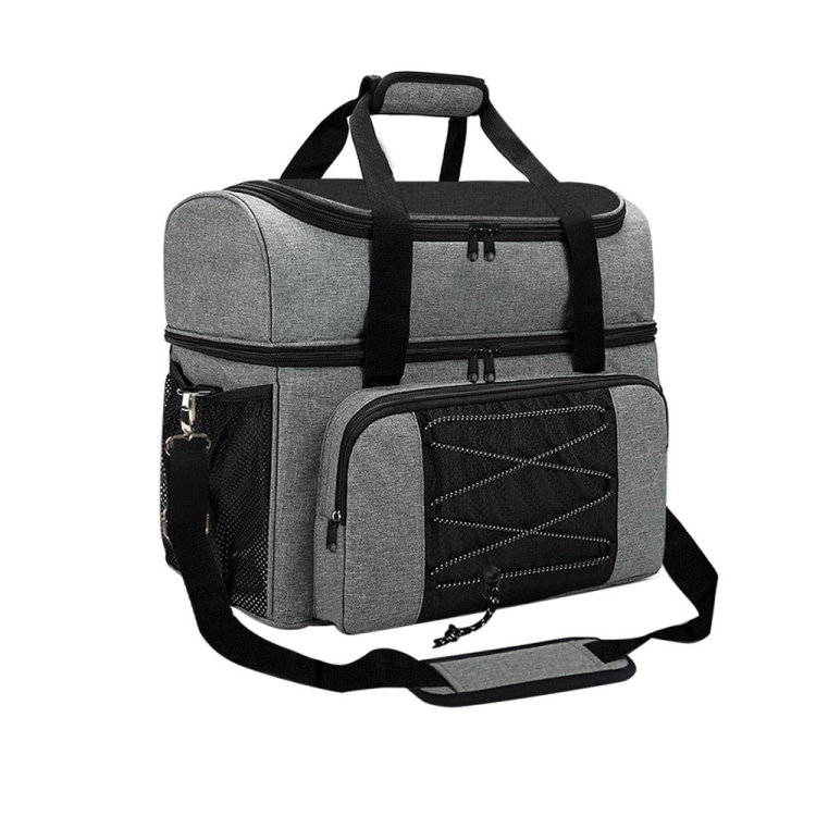 

Portable Travel Bowling Crossbody Tote Sports Bag(Grey)