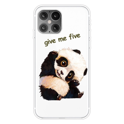 Tirannie Horen van Verstikken For iPhone 12 / 12 Pro Pattern TPU Protective Case(Tilted Head Panda)