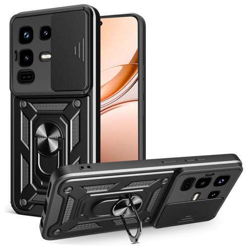 

For Infinix Note 50 Pro 4G Sliding Camera Cover Design TPU+PC Phone Case(Black)