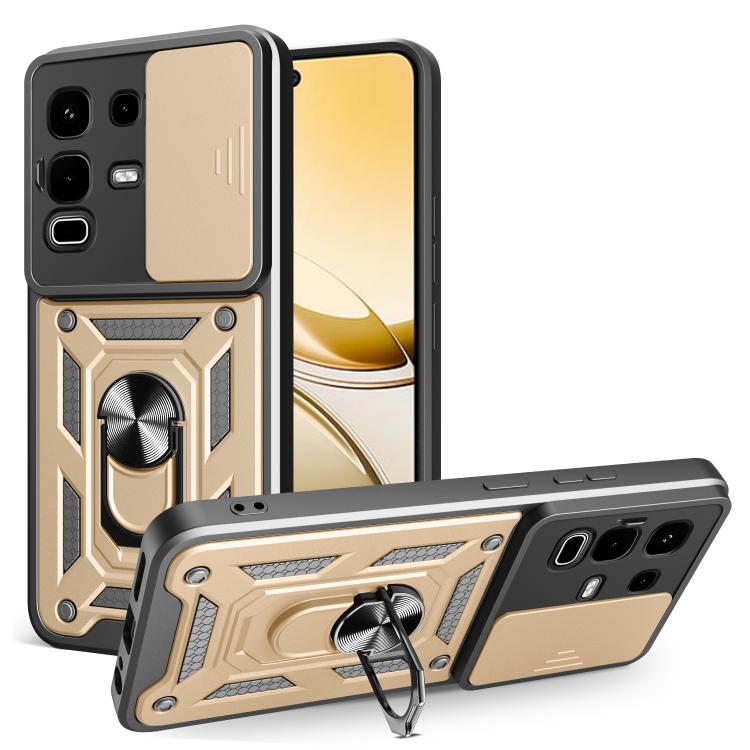 For Infinix Note 50s Sliding Camera Cover Design TPU+PC Phone Case