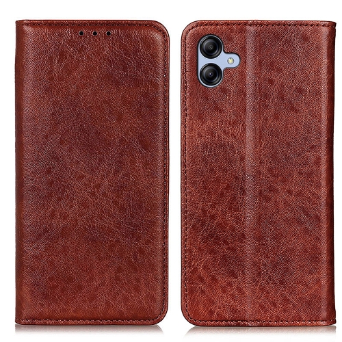 

For Samsung Galaxy A05 4G Magnetic Crazy Horse Texture Leather Phone Case(Brown)