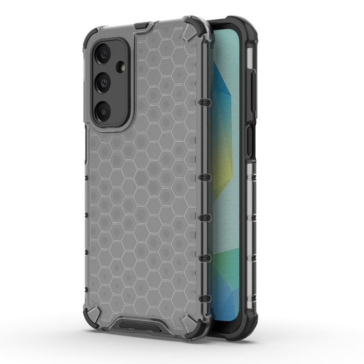 

For Samsung Galaxy A16 5G Shockproof Honeycomb PC + TPU Protective Phone Case(Black)